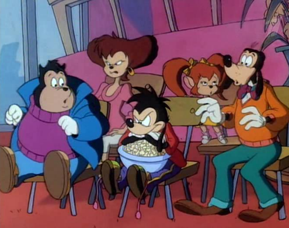   Гу́фи и его команда» (англ. Goof Troop) — мультипликационный сериал. Другие названия — «Гуфи и Макс», «Команда Гуфи». Всего в 1992 – 1993 годах было снято 79 эпизодов продолжительностью по 22 минуты.-2