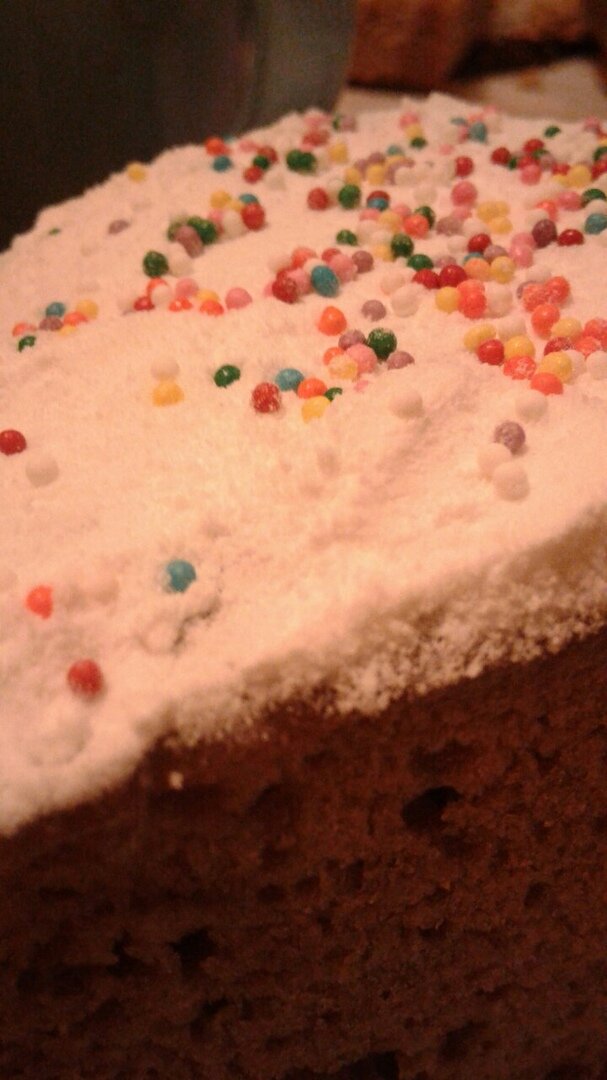 Шоколадница вышла как пасхальный кулич и все вздыхали в предвкушении Пасхи (фото автора)