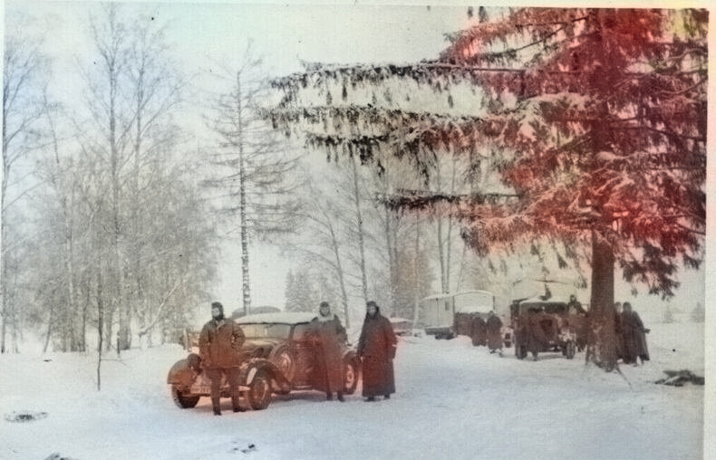 Зима под Ленинградом.