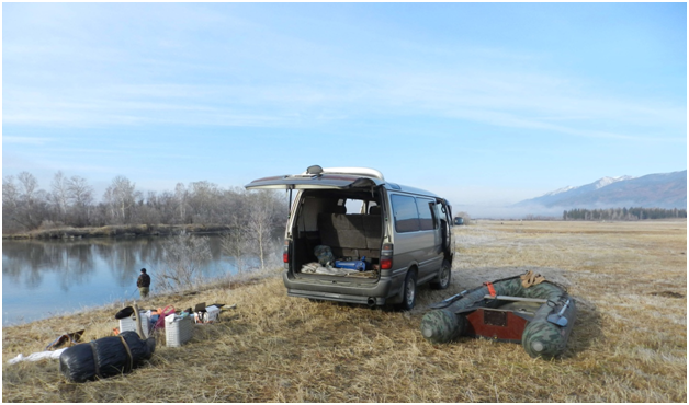 Начало сплава...