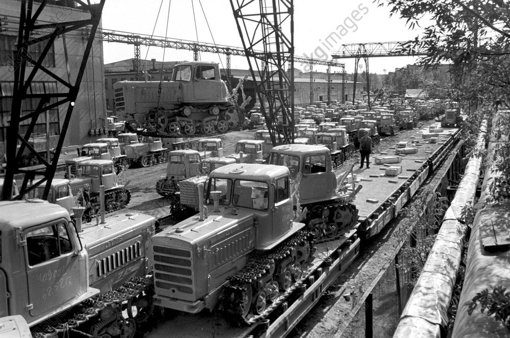 Погрузка ТД-75, Волгоградский Тракторный Завод 1971 года