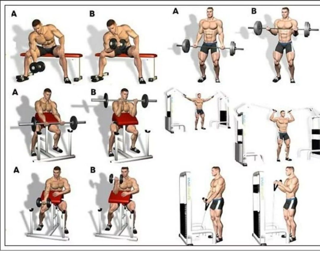 Упражнения на бицепс