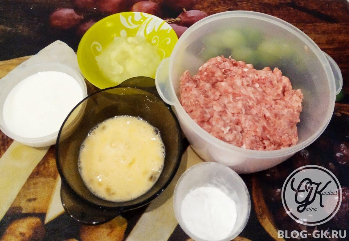 Ингредиенты для колбасок