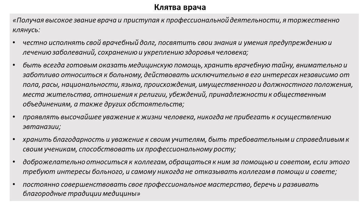 Клятва врача