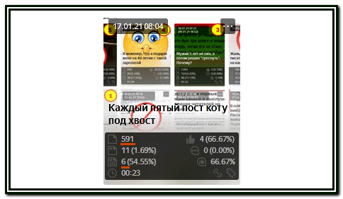 Лениво и нехотя начислили 591 показ за пол дня.