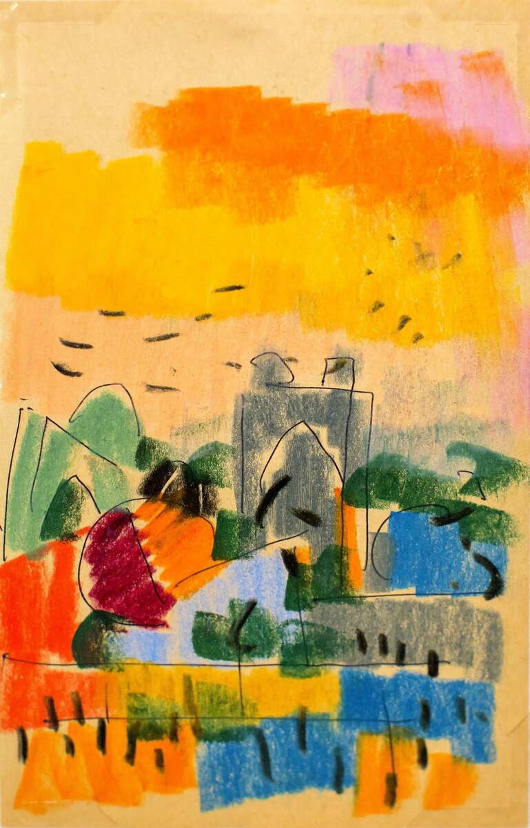 «Ташкент. Вечер», Евгений Кравченко, 1985 год 