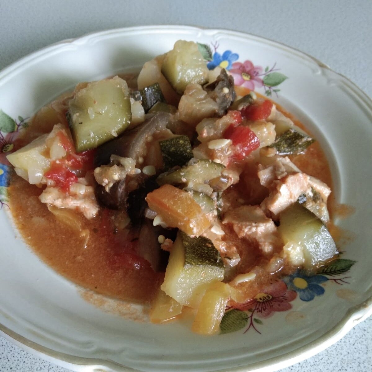 Кабачки с баклажанами, помидорами и перцем — рецепт с фото пошагово