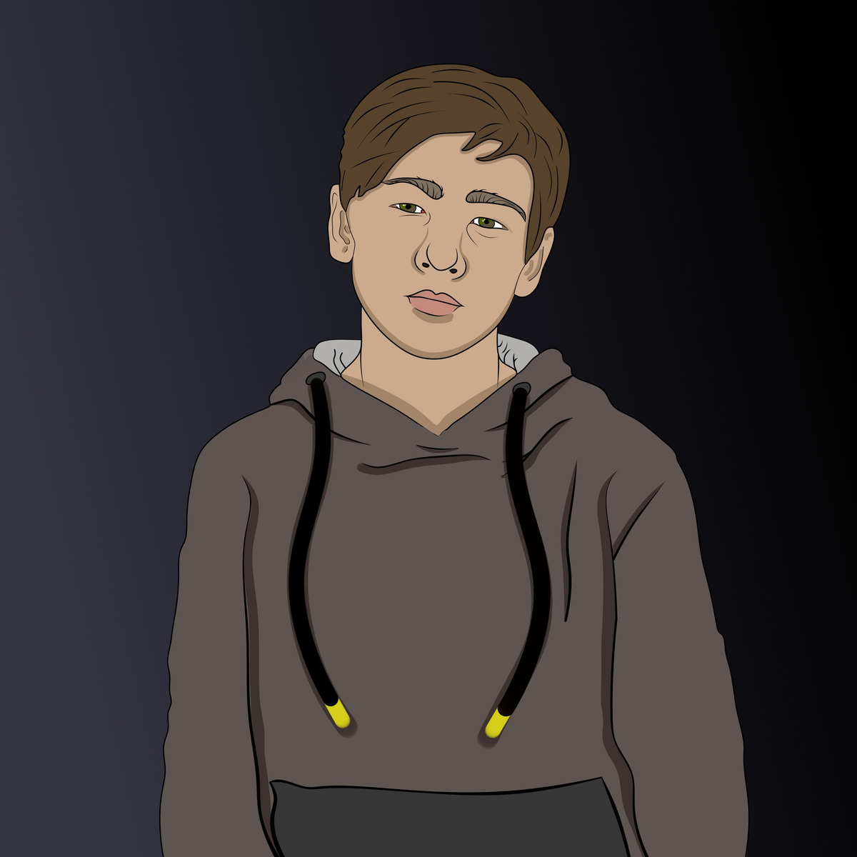 Кстати позже, где то через 2-3 года, я решил опять сделать арт и получилось это: