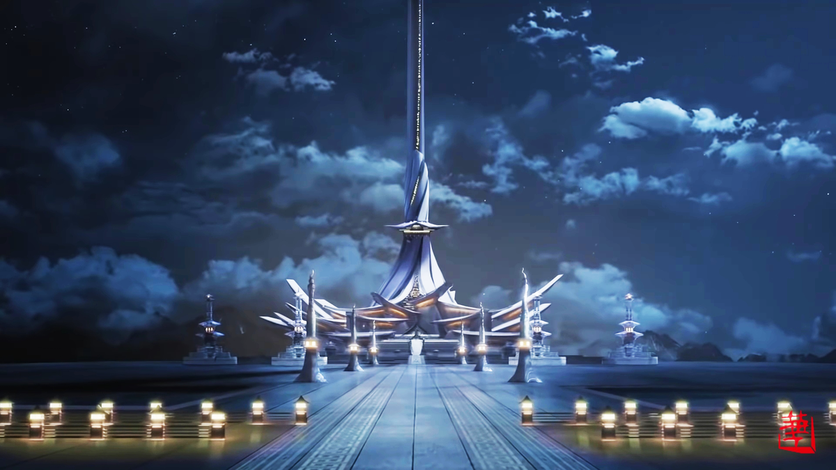 Небесный дворец. Кадр из дорамы «Зеркальные города-близнецы», Китай, 2021