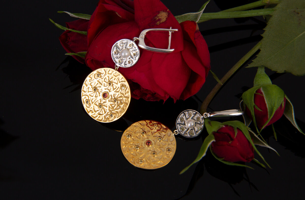 Серьги «Шахерезада» ювелирная студия "YAR`KO"