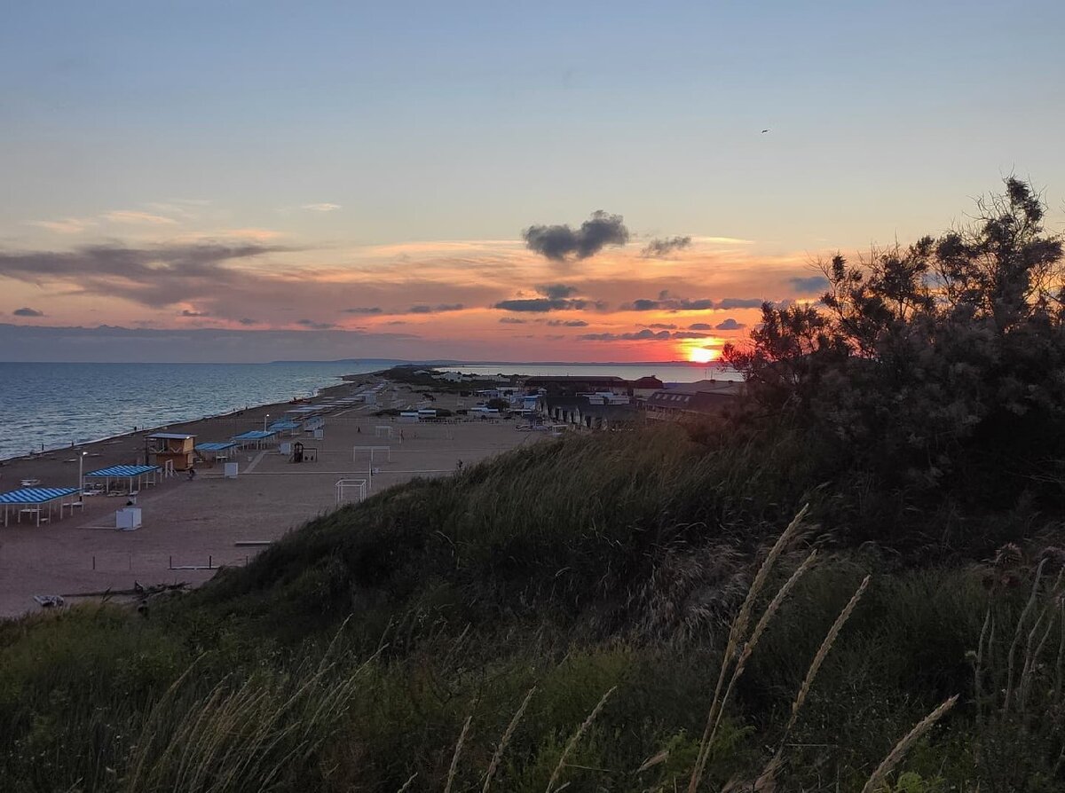 Бугазская коса. Благовещенская. Анапа. Краснодарский край