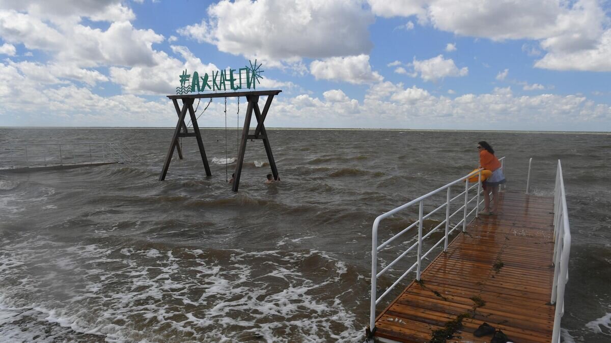    Пляж Приморска-Ахтарска© РИА Новости / Михаил Воскресенский