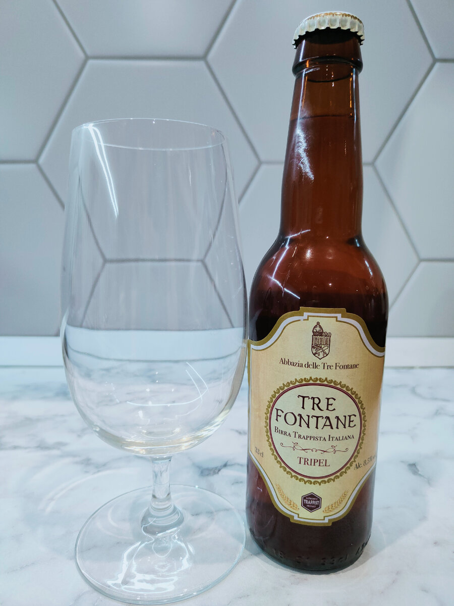 Пиво траппистское "Abbazia Tre Fontane Tripel" (Аббазиа Тре Фонтане Трипель)