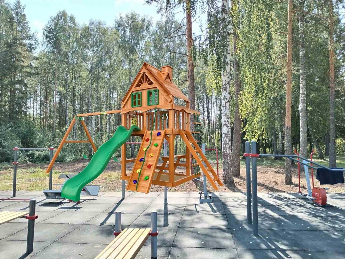 Примерно так будет выглядеть новый детский игровой комплекс на лыжной базе «Снежинка» в случае реализации проекта