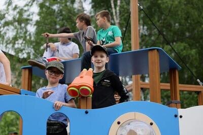    Новая детская площадка в Сергиевом Посаде © Пресс-служба Министерства благоустройства Московской области