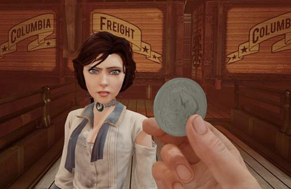 Где находится элизабет. Bioshock Infinite Элизабет. Элизабет воскрешает Букера. Биошок Инфинити мемы. Биошок Инфинити Элизабет меме.