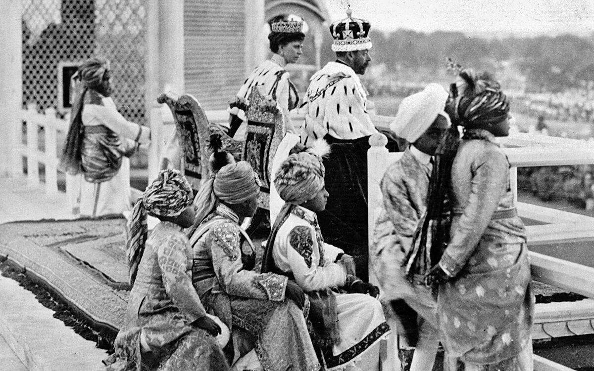 Король Георг V и королева Мария в Дели