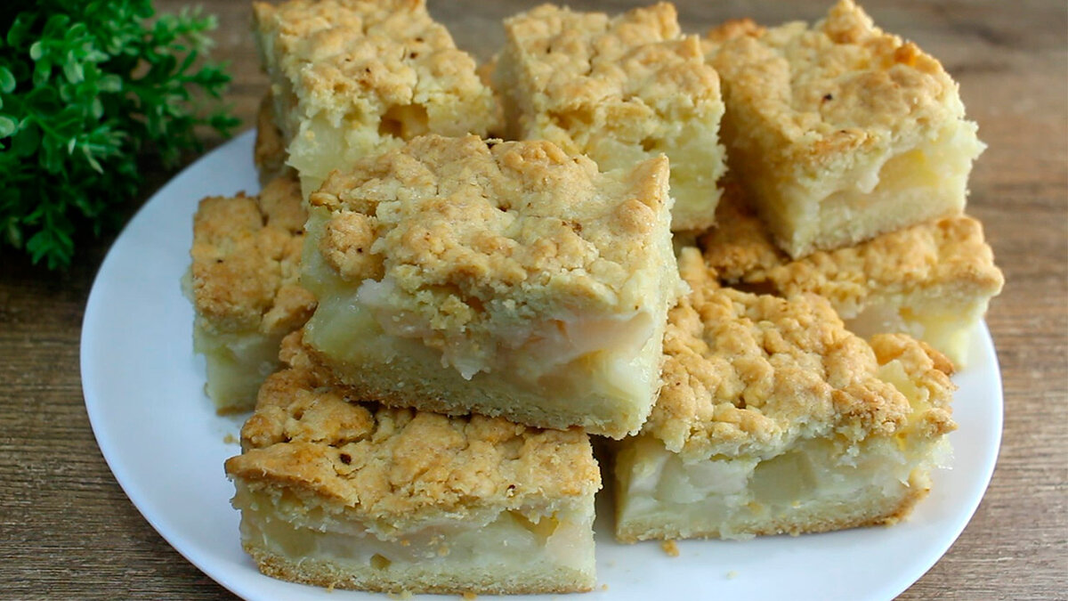 Рассыпчатый яблочный пирог