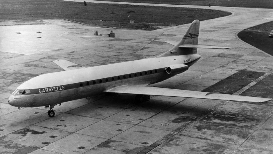 SE 210 Caravelle в аэропорту Тулузы. 1955 год. Фото: Public domain
