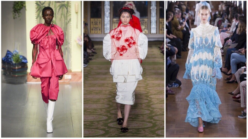 Richard Malone, Simone Rocha, Erdem