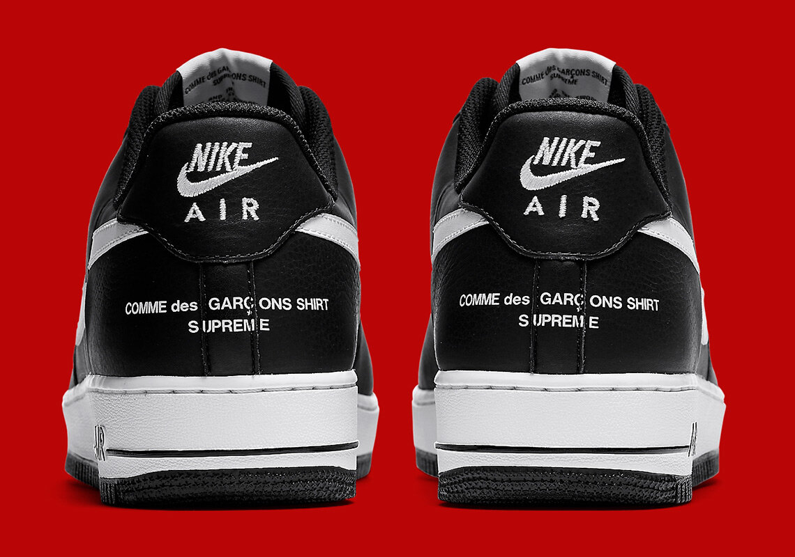 Nike air force x cdg x supreme best sale