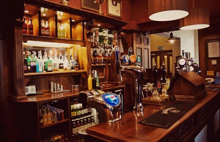 A wide selection at the bar in The Norseman pub Cocktail bar design, Pub, Dublin