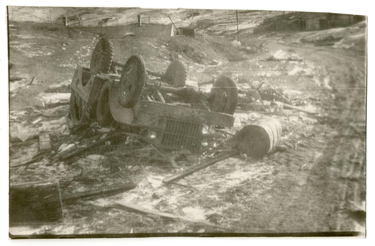 о.Парамушир, последствия разрушительного цунами 1952 года.