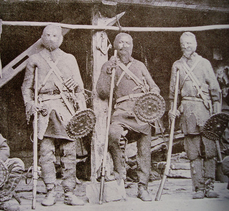 Туркменские солдаты. Фотография 1881 года