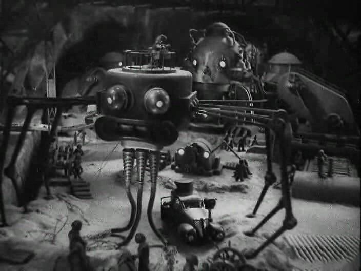 «Новый Гулливер» (1935) - вариация на тему  'Metropolis' Фрица Ланга.