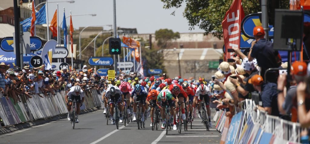 Adelaide — Australia — wielrennen — cycling — cyclisme — radsport — Elia Viviani (Italy / Team Deceuninck — Quick Step) pictured during the Santos Tour Down Under — stage 1 from North Adelaide to Port Adelaide (132,4 KM) — photo Dion Kerckhoffs/Cor Vos © 2019