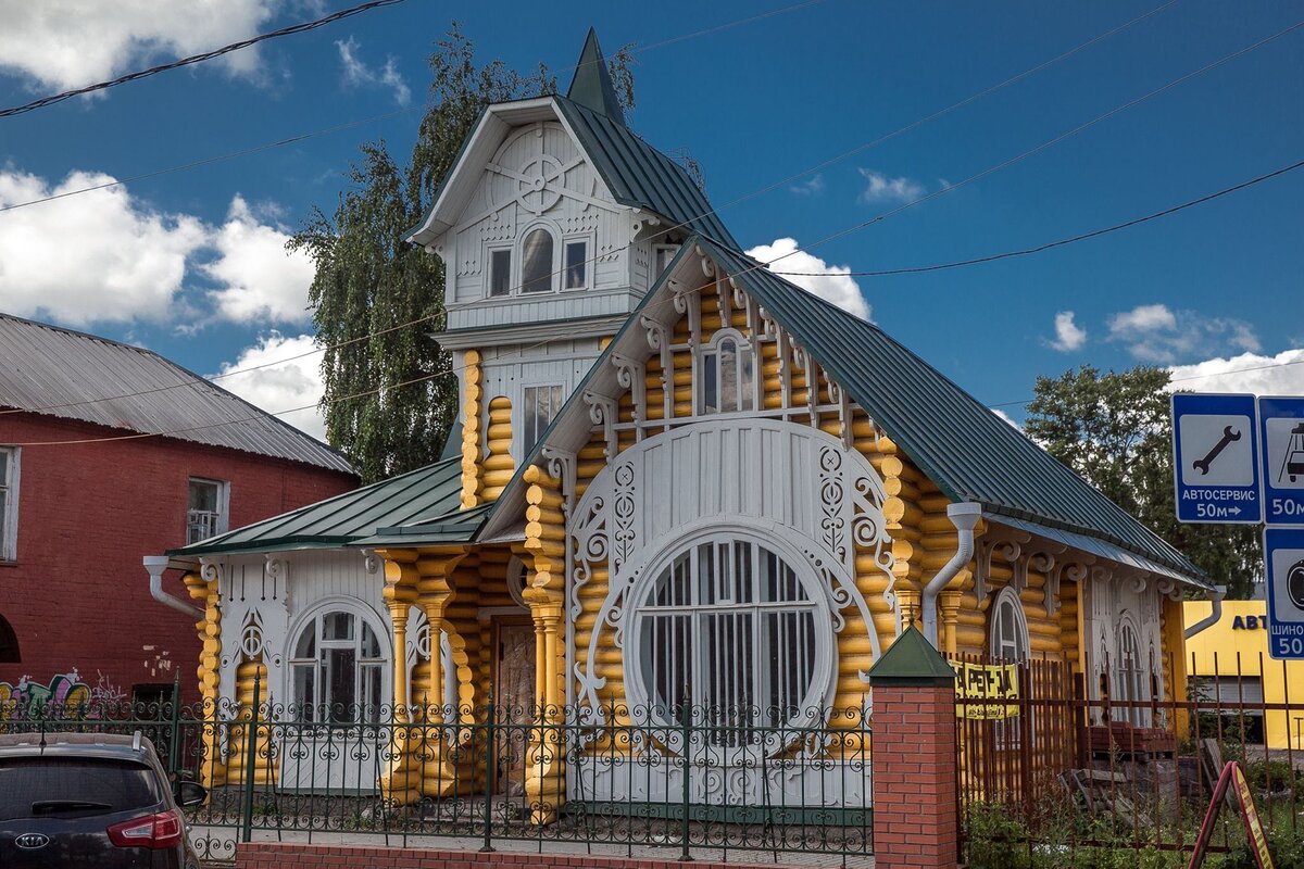 Кимры дом купца Лужина. Город Кимры Тверская область. Модерн города Кимры. Кимры зодчество.