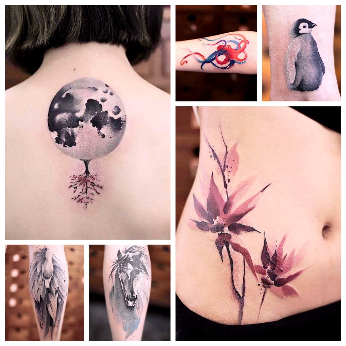 Основные стили искусства татуировки: