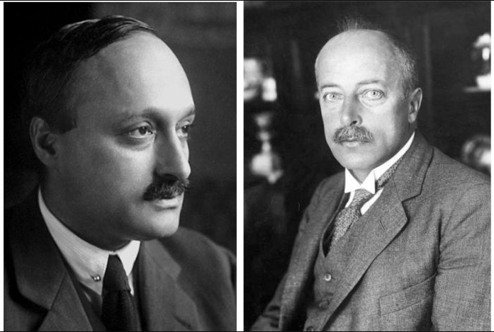 Макс фон Лауэ и Джеймс Франк