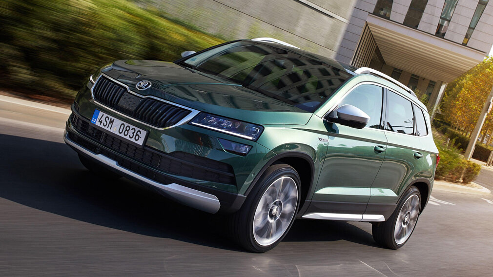 Skoda Karoq 2022 Р·РµР»С‘РЅС‹Р№