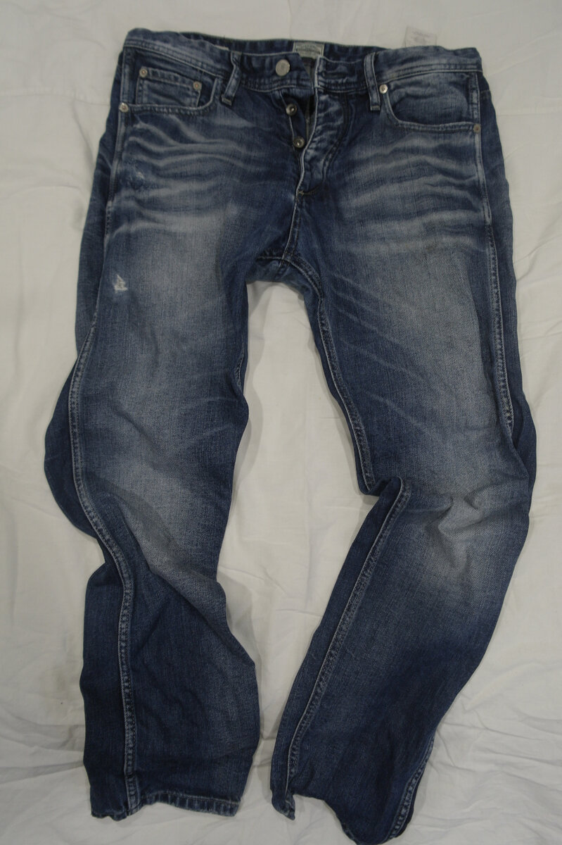 Джинсы "бой-френды" секонд-хенд цена 6$