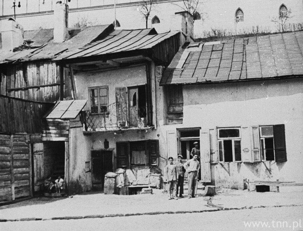 Еврейский квартал в районе Подзамче, Люблин. 1930-е.