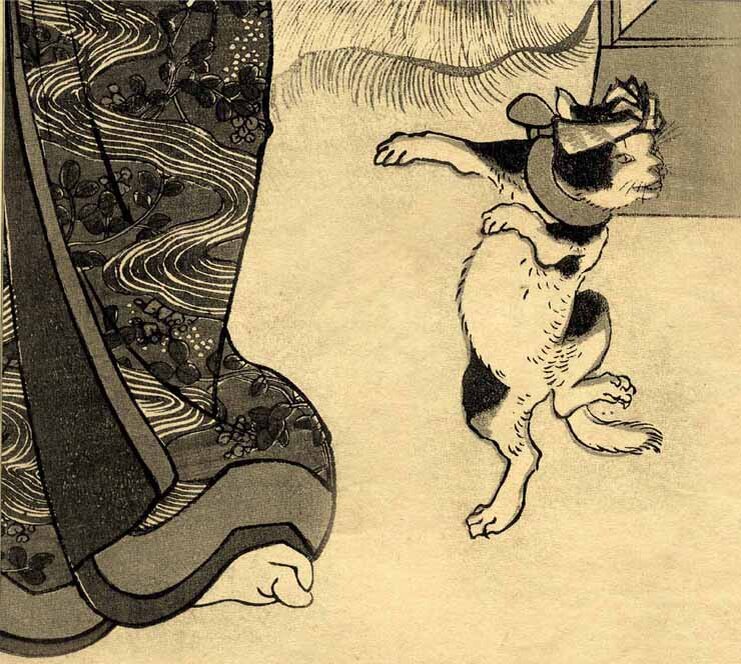 фрагмент гравюры Утагавы Куниёси