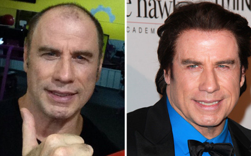 Джон Траволта носит парик. Фото yandex.ru