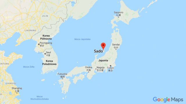 Лодзь разбился у побережья японского острова Садо 