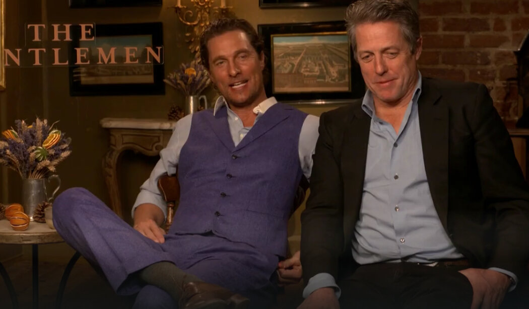в телепередаче о фильме «Джентльмены» Мэттью Макконахи и Хью Грант ошеломили всех