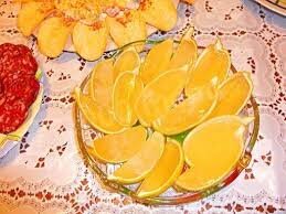 Лимонные дольки (156 ккал на 100 гр)