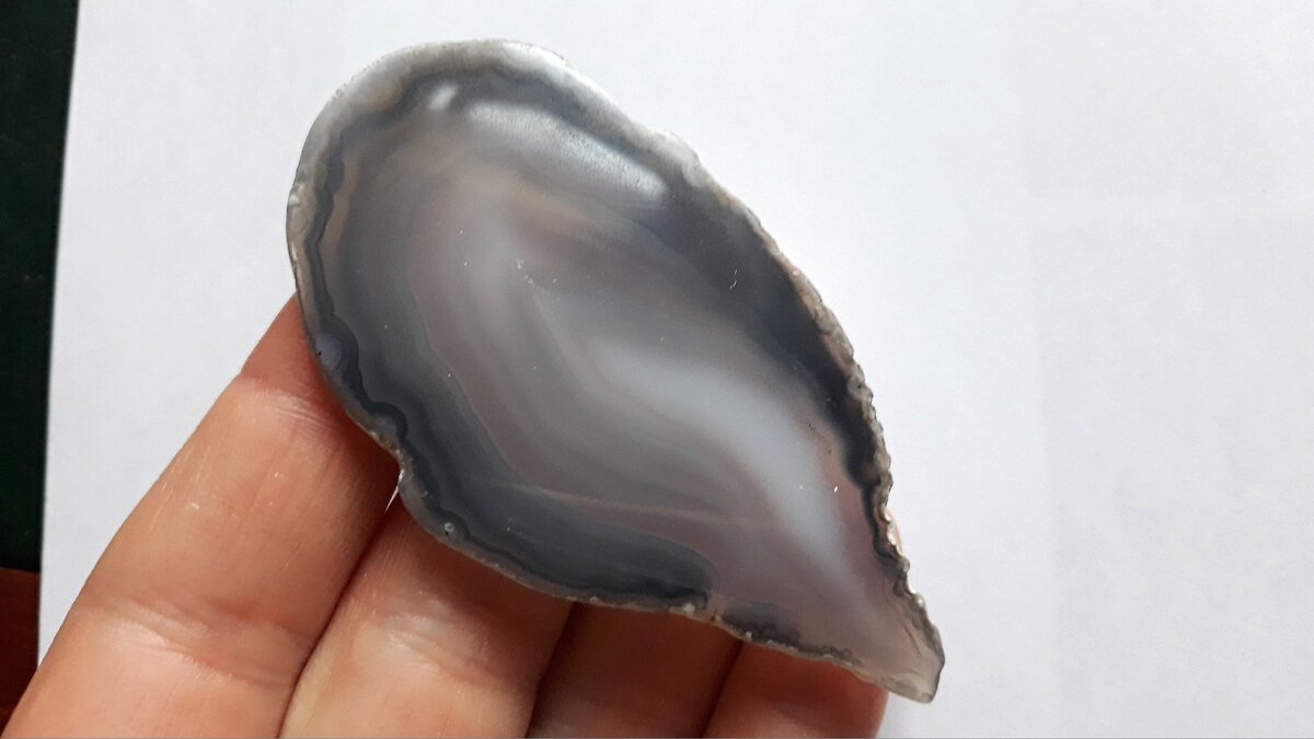 агатовый спил, из которого я буду делать кулон