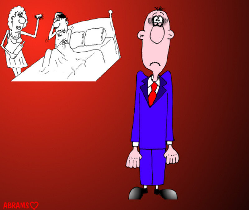 Карикатура-работа автора канала "Любовь - зла". ©All rights reserved