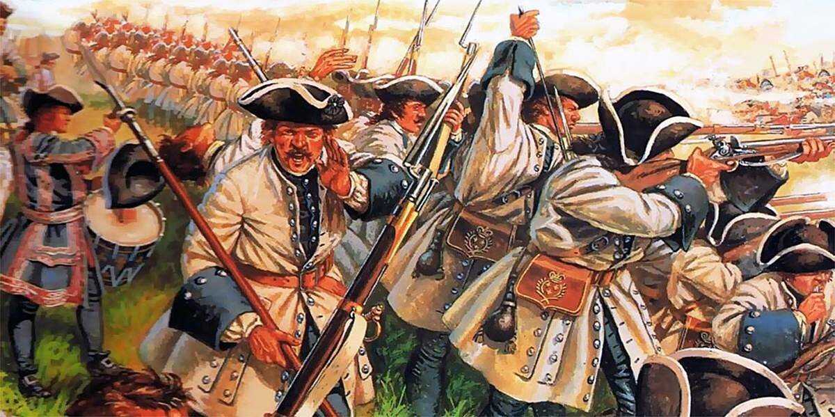 Залп французских солдат