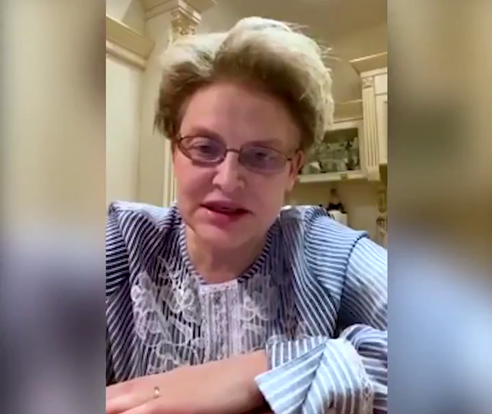 В своём инстаграме Елена опубликовала видео, в котором утверждает что covid-19 это счастье..