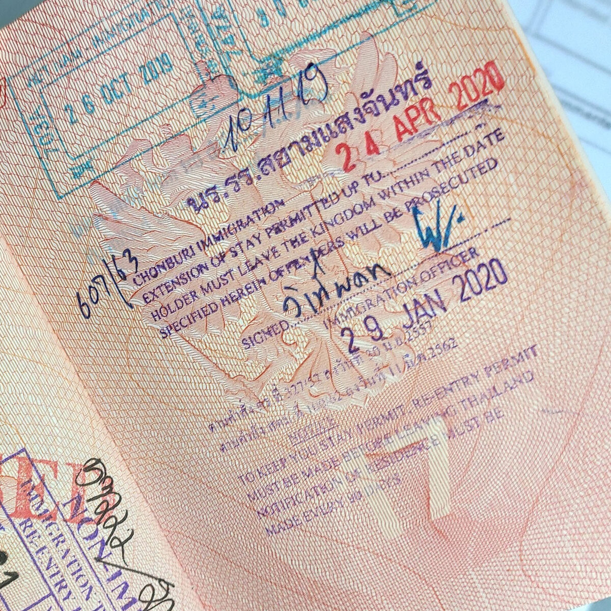 виза в тайланд размер