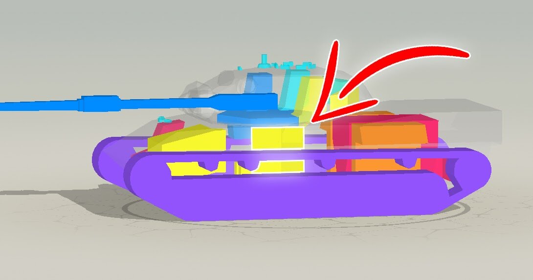 Где находится боеукладка у танков в wot blitz в картинках