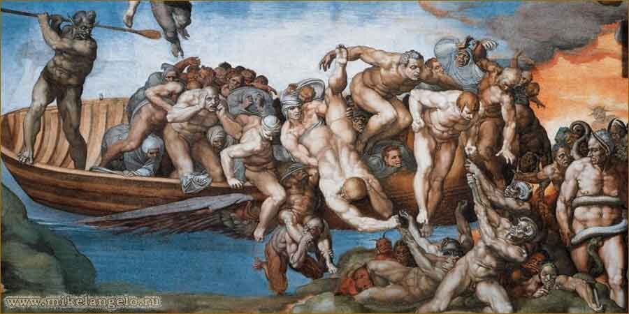  Фреска. 1534-1541. Микеланджело Буонарроти. 