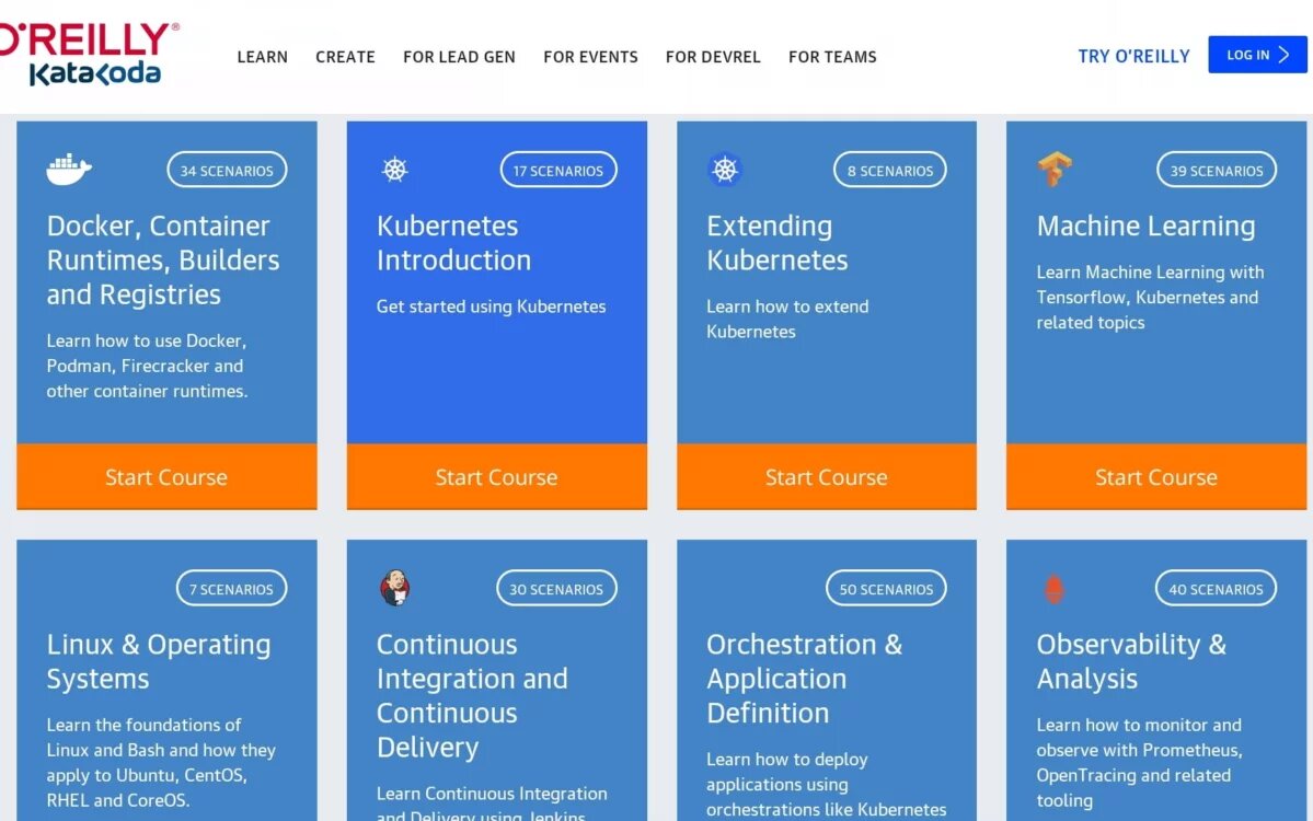 Выбор разных треков в Катакода