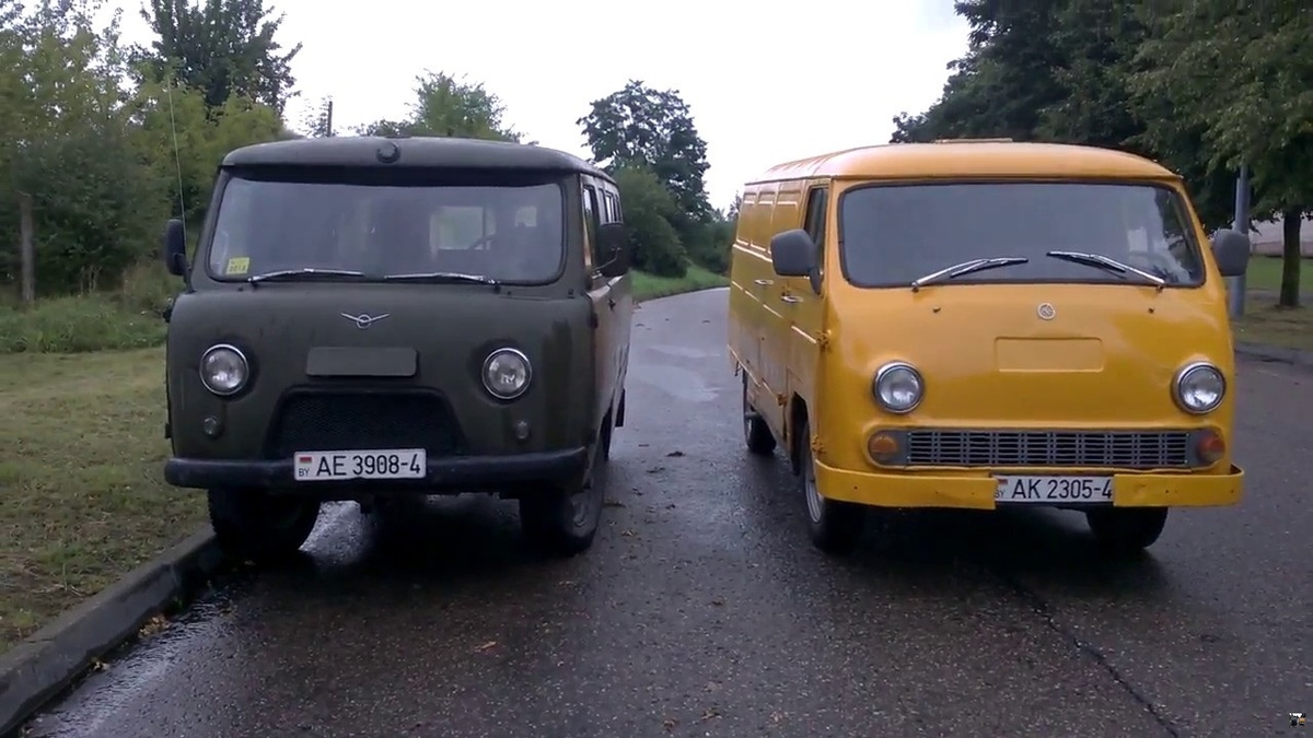 УАЗ-452 и ерАЗ-762